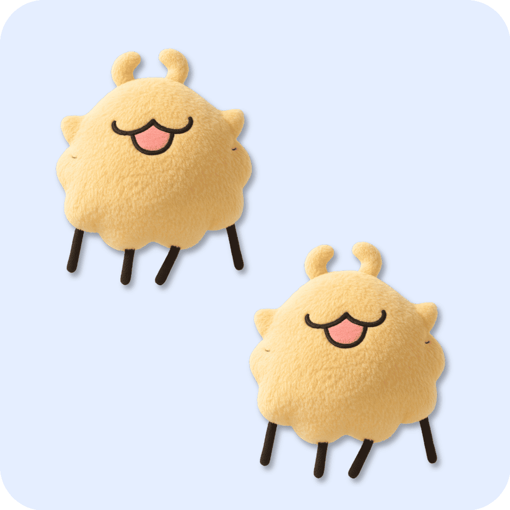 Flea Plush 2PCS Flea Plush 2PCS
